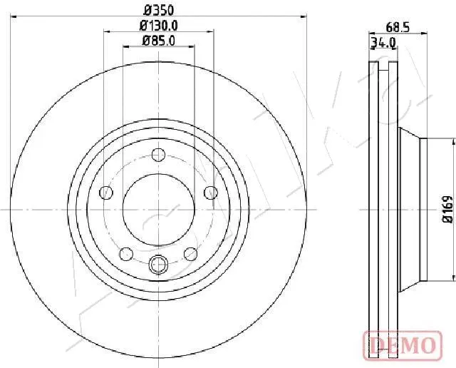 Brake Disc (60-00-0931C)