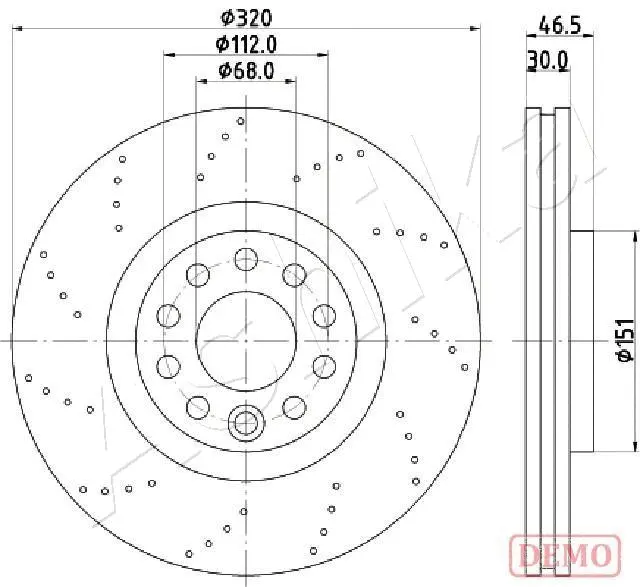Brake Disc (60-00-0913C)