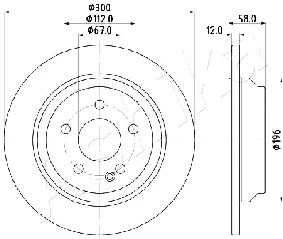 Brake Disc (61-00-0531)