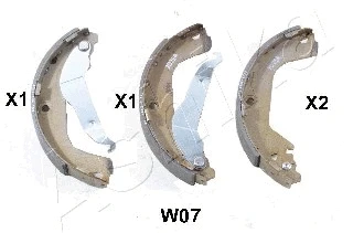 Brake Shoe Set (55-0W-W07)
