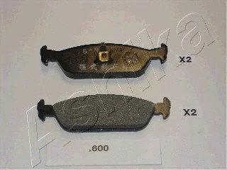 Brake Pad Set, disc brake (51-06-600)