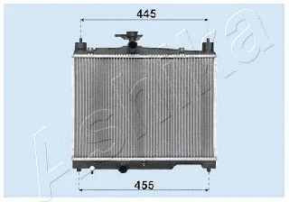 Radiator, engine cooling (RDA153041)