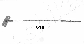 Cable Pull, parking brake (131-06-618)