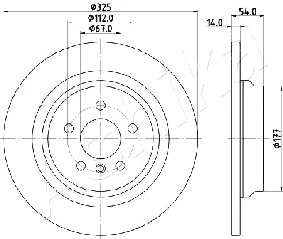 Brake Disc (61-00-0521)