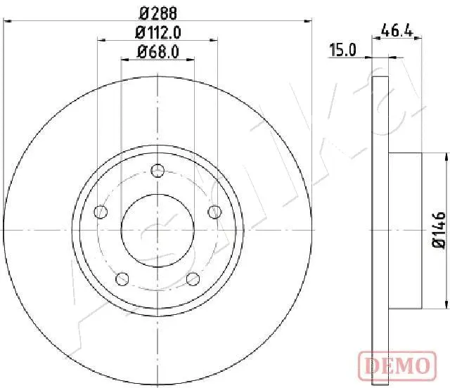 Brake Disc (60-00-0923C)