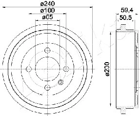 Brake Drum (56-00-0902)