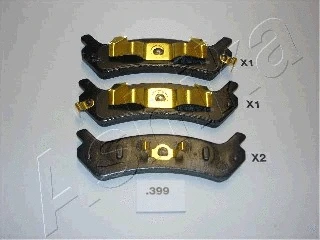 Brake Pad Set, disc brake (51-03-399)