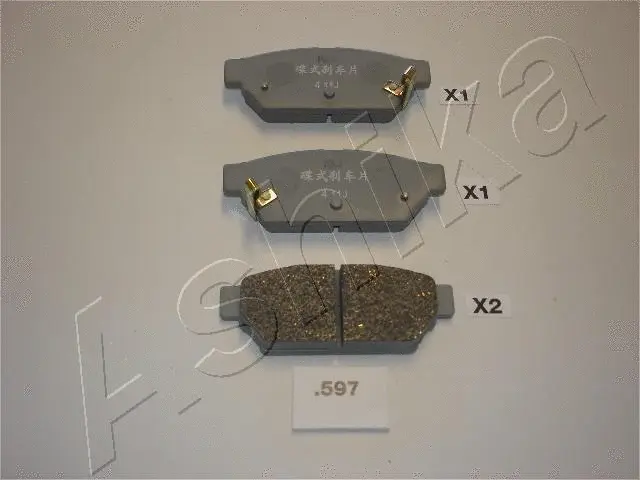 Brake Pad Set, disc brake (51-05-597)