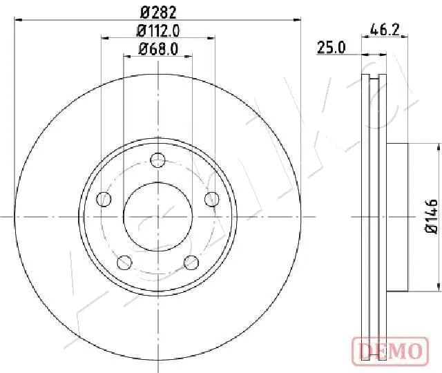 Brake Disc (60-00-0955C)