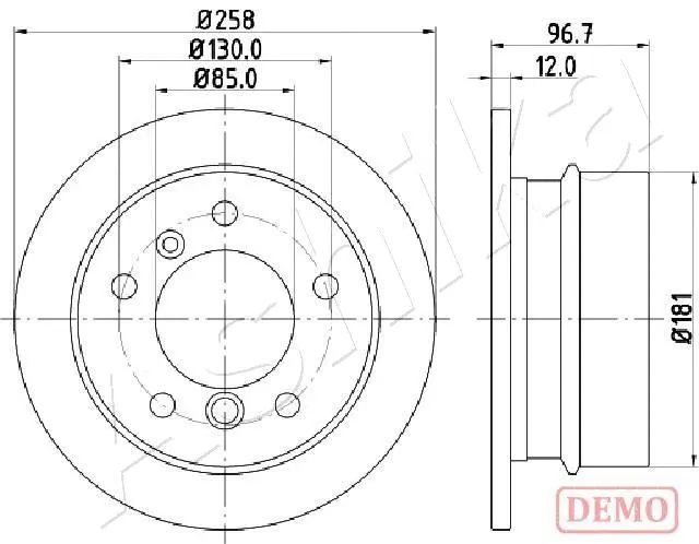 Brake Disc (61-00-0518C)