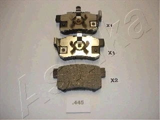Brake Pad Set, disc brake (51-04-445)
