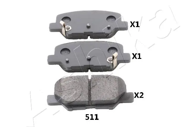 Brake Pad Set, disc brake (51-05-511)
