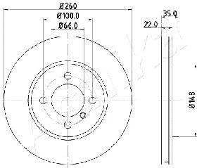 Brake Disc (60-00-0158)