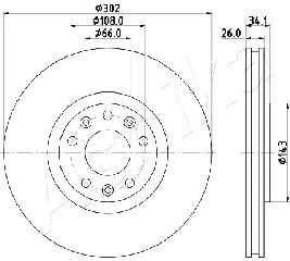 Brake Disc (60-00-0635)