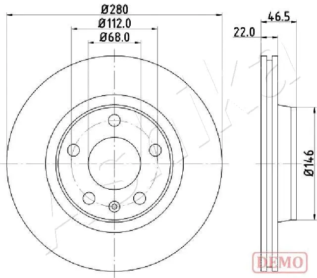 Brake Disc (60-00-0911C)