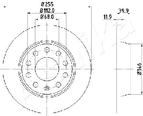 Brake Disc (61-00-0907)