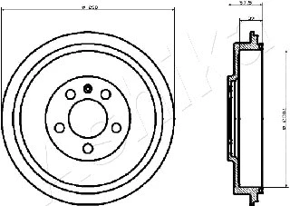 Brake Drum (56-00-0906)