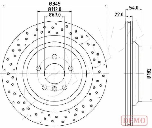Brake Disc (61-00-0520C)