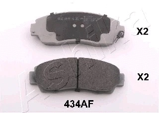 Brake Pad Set, disc brake (50-04-434)