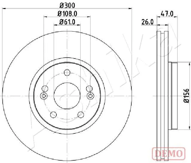 Brake Disc (60-00-0712C)