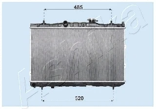 Radiator, engine cooling (RDA333030)