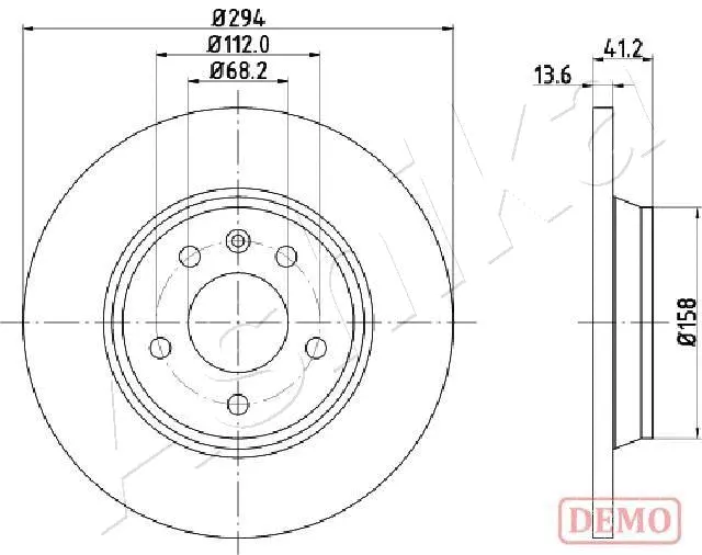 Brake Disc (61-00-0307C)