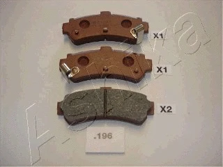 Brake Pad Set, disc brake (51-01-196)