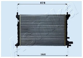 Radiator, engine cooling (RDA053061)