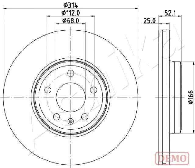 Brake Disc (60-00-0916C)