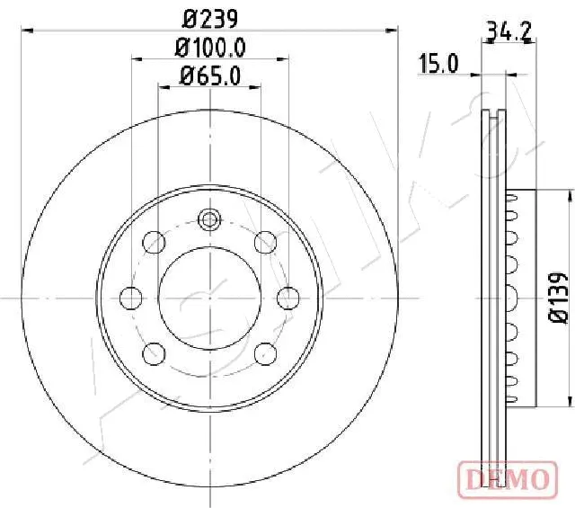 Brake Disc (60-00-0904C)