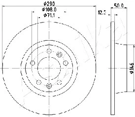 Brake Disc (61-00-0617)