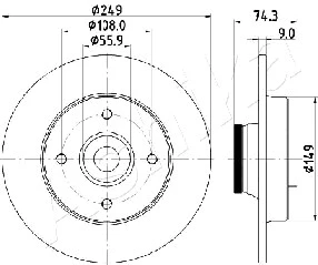 Brake Disc (61-00-0607)