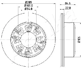 Brake Disc (61-00-0222)
