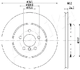 Brake Disc (61-00-0113)