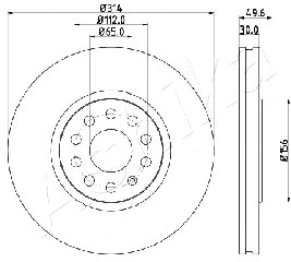 Brake Disc (60-00-0933)