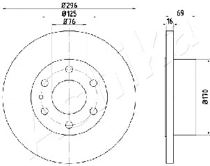 Brake Disc (61-00-0225)