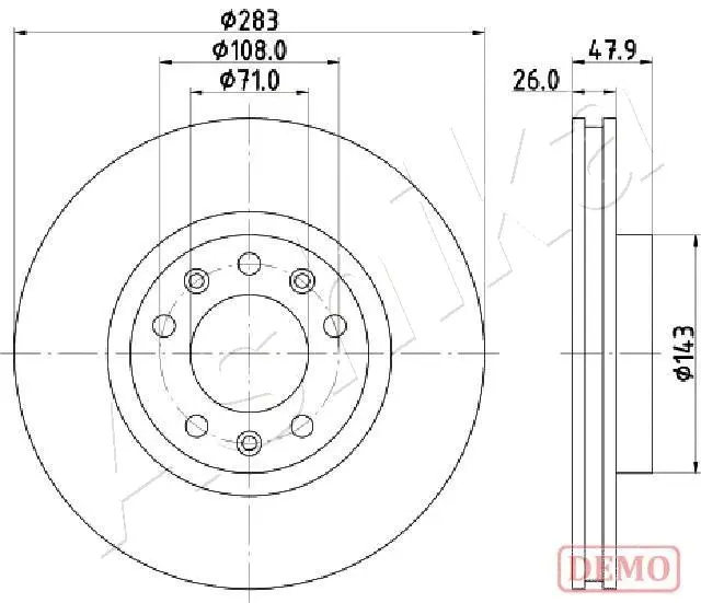 Brake Disc (60-00-0637C)