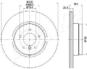 Brake Disc (61-00-0130)
