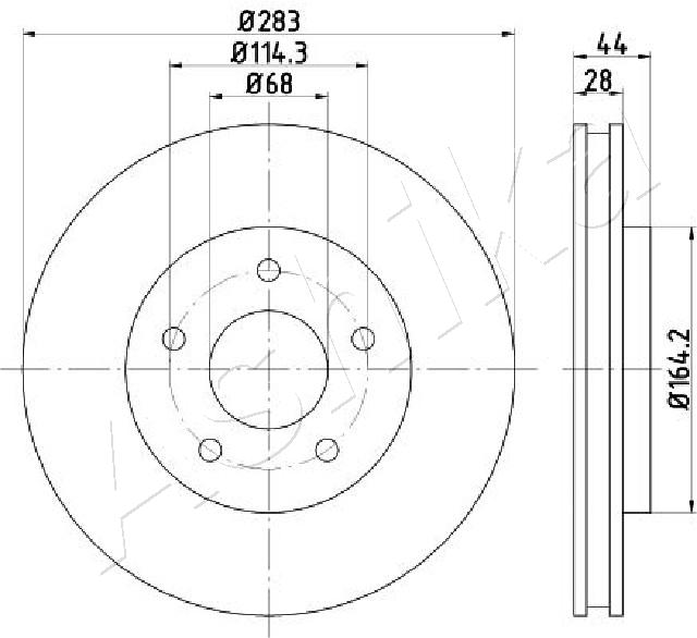 Brake Disc (60-01-182C)