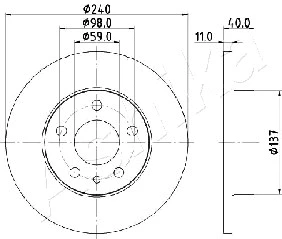 Brake Disc (61-00-0209)