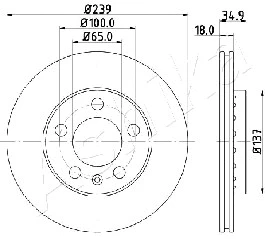 Brake Disc (60-00-0945)
