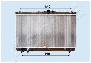 Radiator, engine cooling (RDA283092)