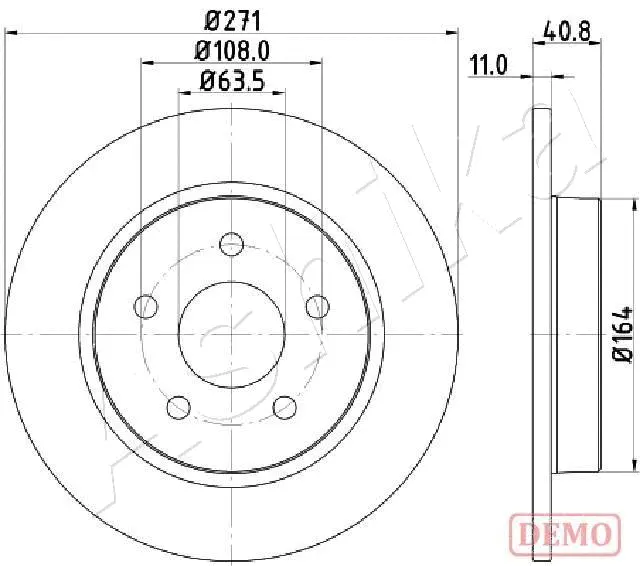 Brake Disc (61-00-0305C)