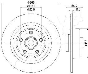 Brake Disc (61-00-0702)