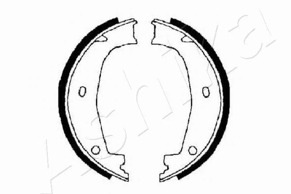 Brake Shoe Set, parking brake (55-00-0101)