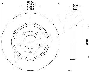 Brake Disc (61-00-0137)