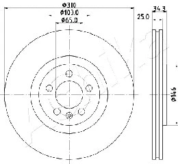 Brake Disc (60-00-0900)
