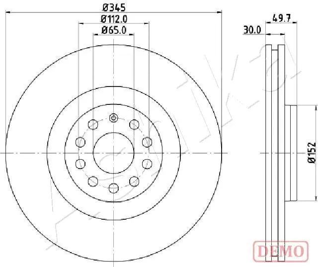 Brake Disc (60-00-0908C)