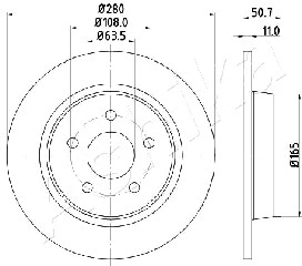 Brake Disc (61-00-0302)