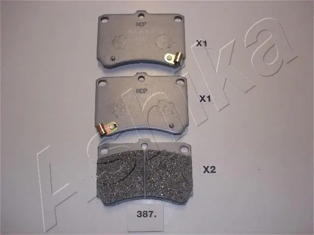 Brake Pad Set, disc brake (50-03-387)